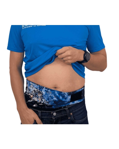 FANHAN Ostomy Belt Black Stealth Belt for Ostomy Bag Ostomy Support Hernia Belt  Ostomy Bag Covers Ostomy Wrap (L) 